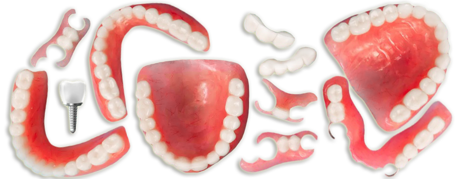 Види зубних протезів
